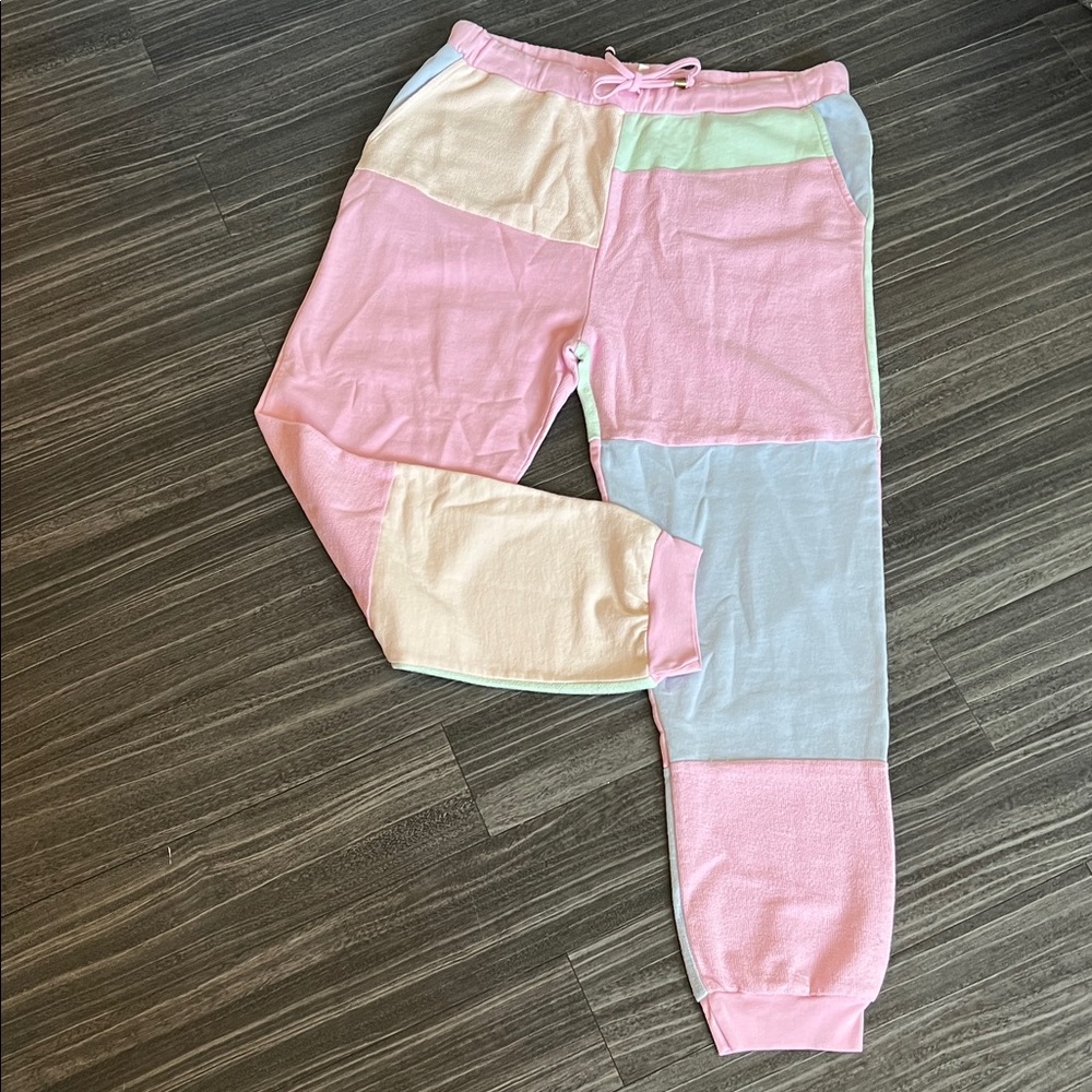 LoveShackFancy Color-Block Joggers - Picture 7 of 12